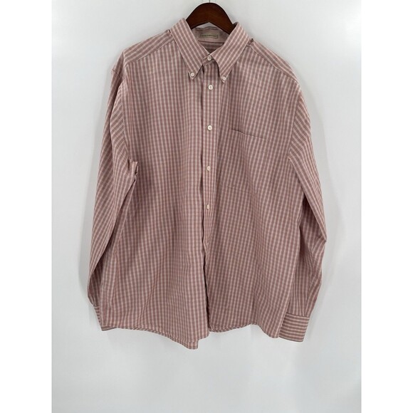 Eddie Bauer Shirt Mens XLARGE Button Down Wrinkle Resistant Classic Fit Office - Picture 9 of 12